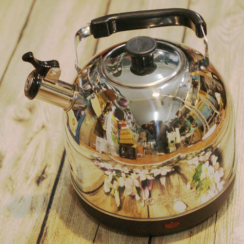 Ấm đun nước điện Đạt Tường 5l vòi ngắn có còi báo khi nước sôi