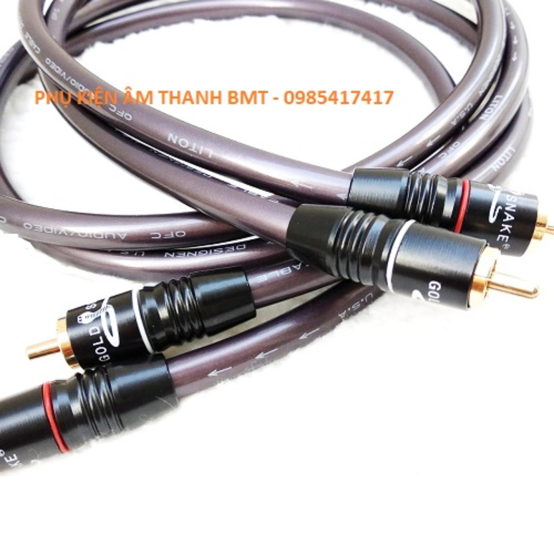 Dây 4 đầu av liton nâu