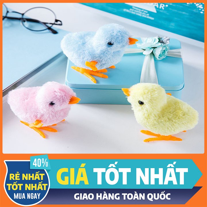 Gà con biết nhảy đồ chơi vặt cót nhảy lon ton bé chơi vui cả ngày