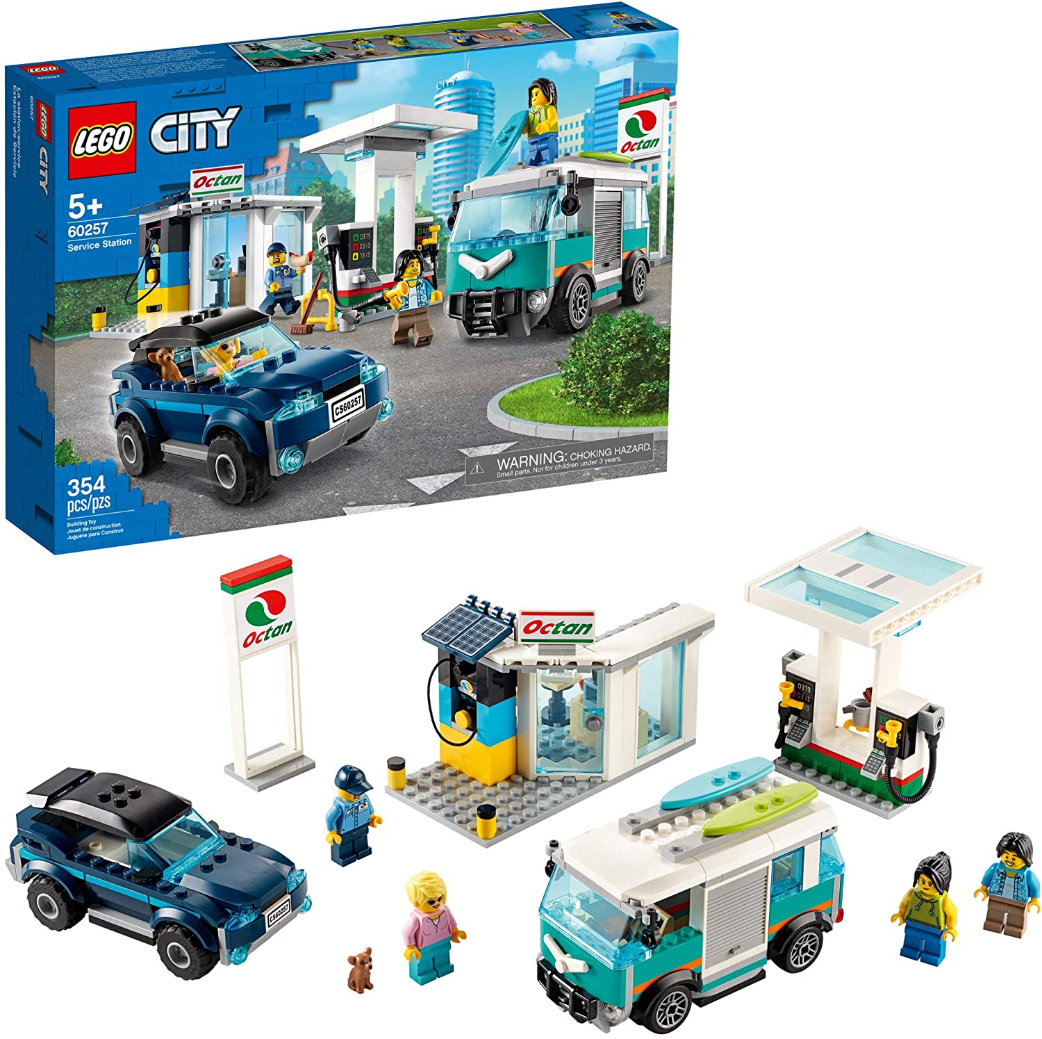 Đồ chơi lego city - trạm dịch vụ - 60257