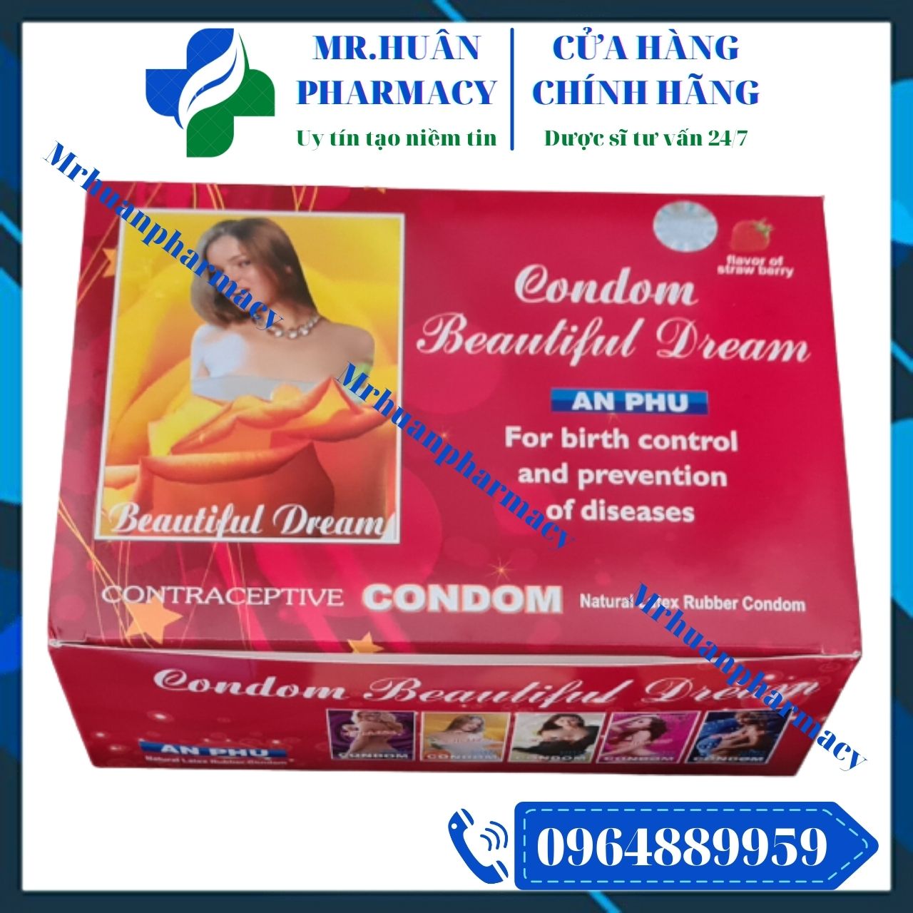 Bao cao su Hoa Hồng Beautiful Dream - Bao cao su dùng cho mọi nhà