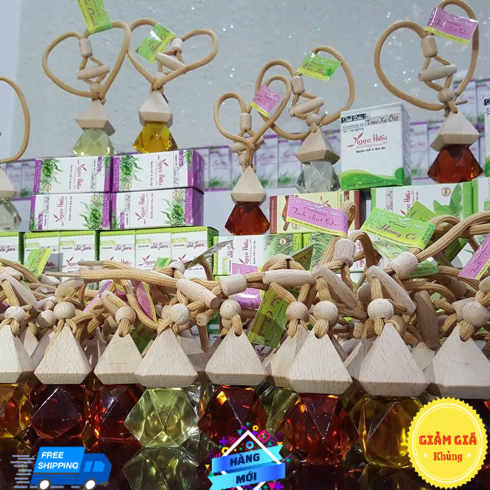 Tinh dầu treo xe ô tô 8 mùi hương đặc biệt sả java
