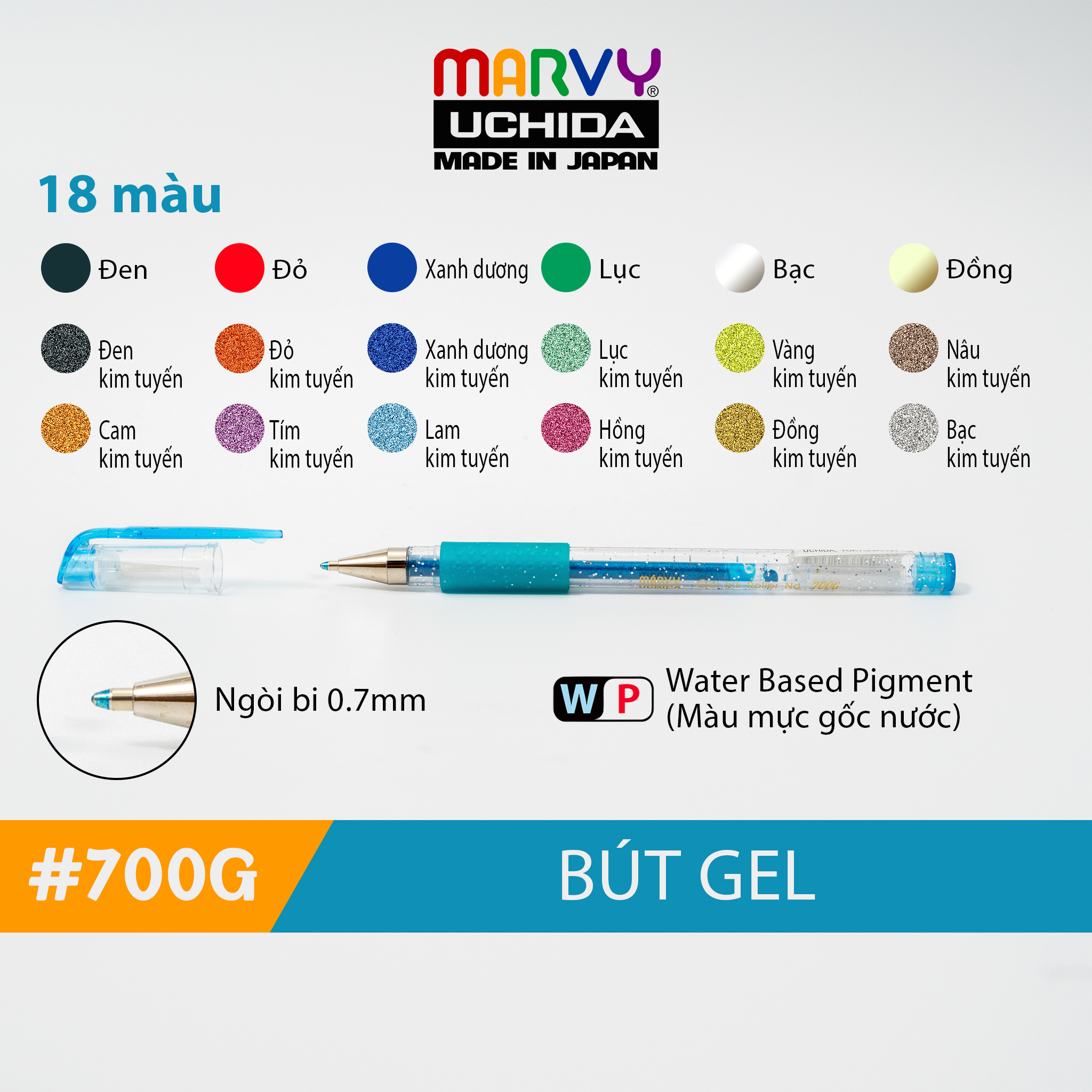 Viết gel marvy 700g