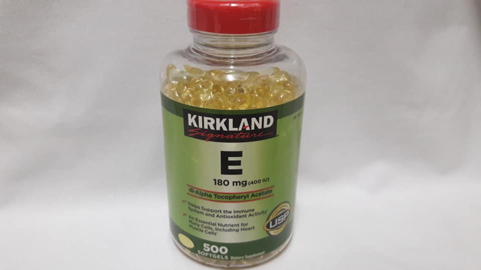 [HCM]Vitamin E 400 I.U – Kirkland – Mỹ (500 viên)(date 3/26)