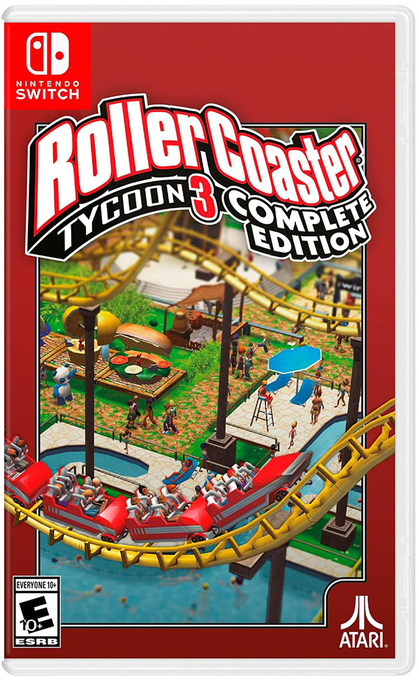 [US] RollerCoaster Tycoon 3 Complete Edition Nintendo Switch - Băng game Switch hệ US