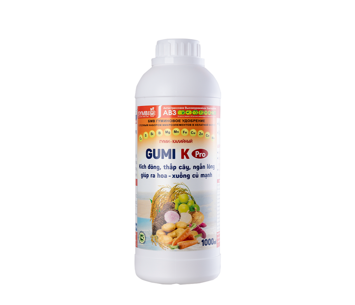 GUMI K Pro Chế phẩm sinh học Kích đòng, thấp cây, ngắn lóng cây trồng