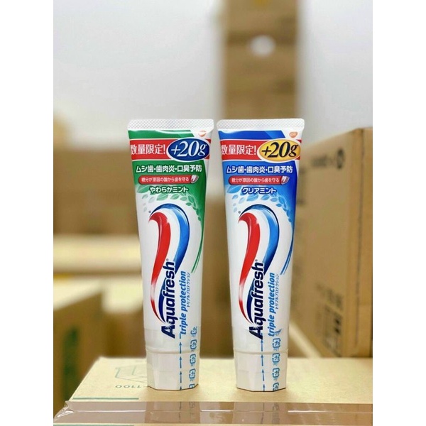 Kem đánh răng aquafresh 160g nhật bản