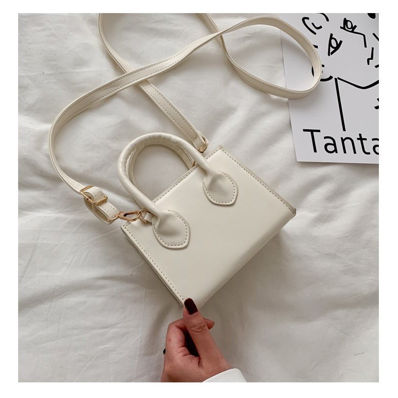 Túi xách nữ quai chéo tay xách kiểu dáng basic siêu hot
