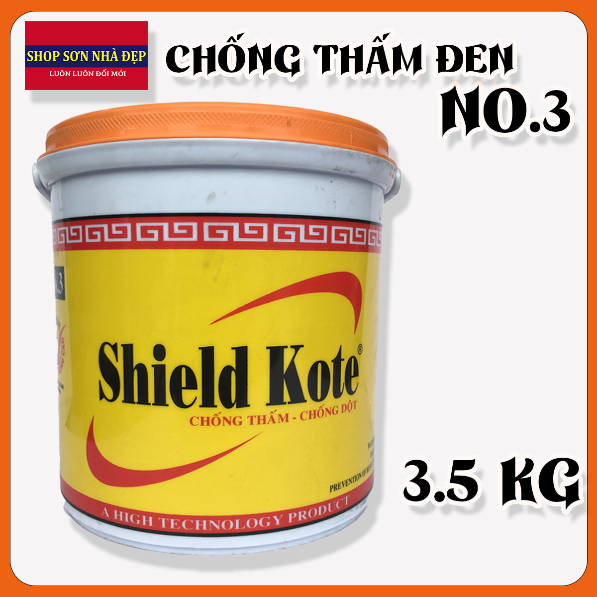 Chống thấm nhựa đường bitum màu đen shield kote no.3