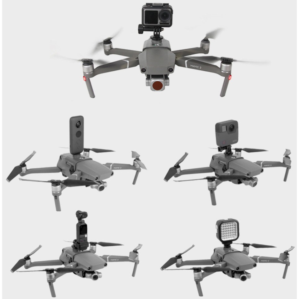 Mounting Giá Đỡ Gopro Kèm Giữ Pin Mavic 2 Pro - Sunnylife. Giá Đỡ GoPro POCKET2 / INSTA360ONE. Phụ Kiện Flycam Mavic 2 Pro - Ticki.