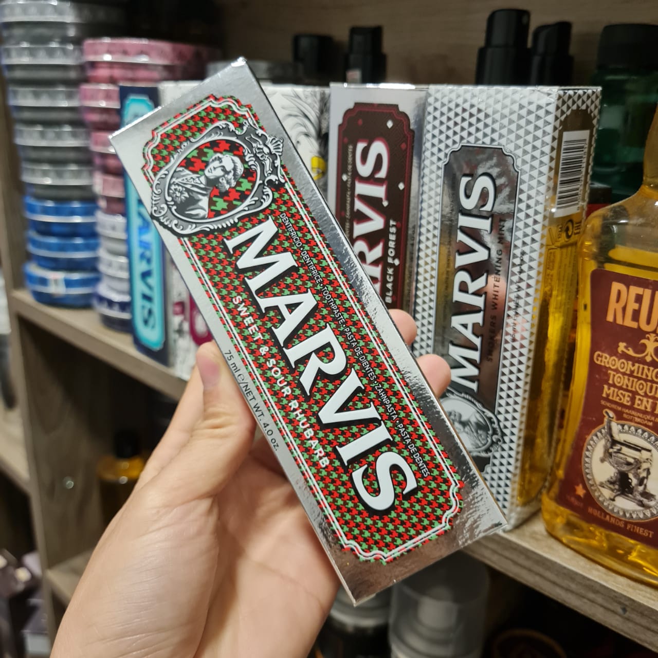 Kem đánh răng Marvis Sweet & Sour Rhubarb 75ml - Mùi thơm chua ngọt của đại hoàng