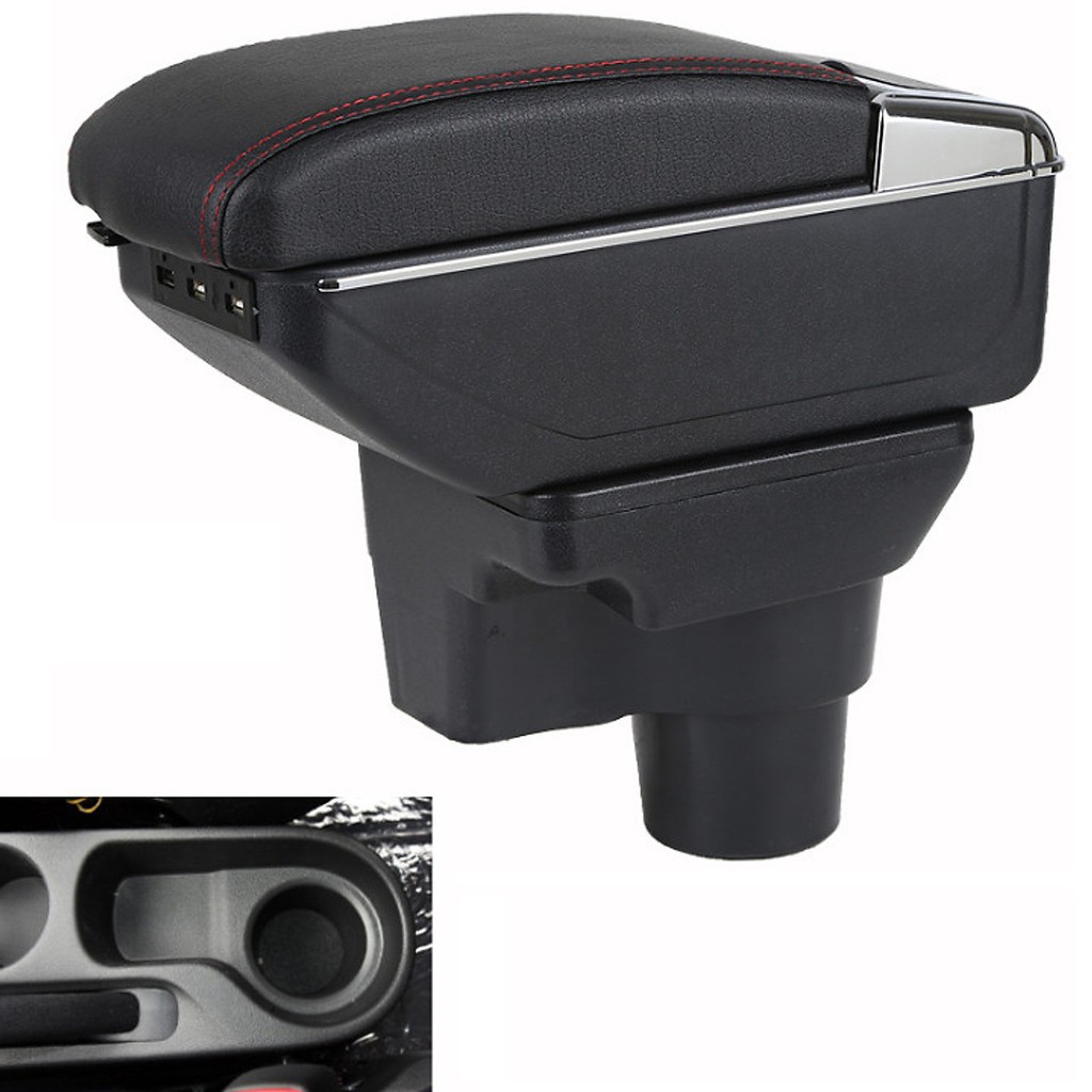 Hộp tỳ tay ô tô xe Hyundai Accent tích hợp 7 cổng USB