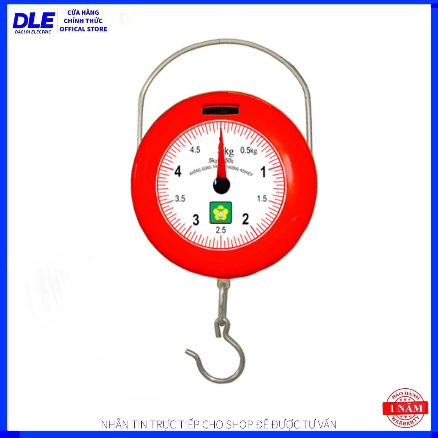 Cân treo mini 5kg - nhơn hòa scale - chính hãng