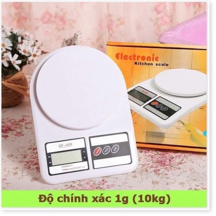 Cân điện tử thực phẩm cho nhà bếp 10kg - cân tiểu ly điện tử kèm pin siêu tiện lợi