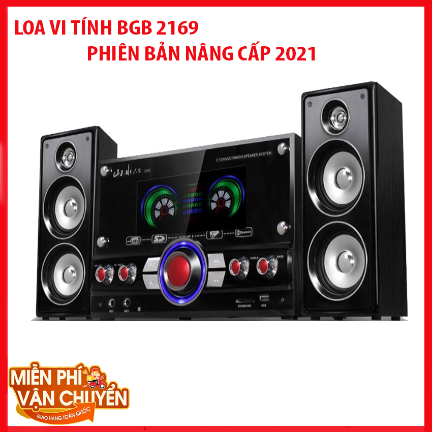 Loa vi tính công suất lớn giá rẻ, Loa vi tính BGB 2021 cao cấp, màn hình led sang trọng, hỗ trợ  bluetooth,khe cắm thẻ nhớ, USB tiện dụng, Chức Năng hát karaoke riêng biệt