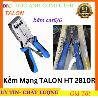 Kềm bấm mạng, kềm mạng talon ht 2810r chính hãng bảo hành 12 tháng