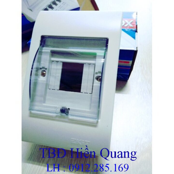 Vỏ Tủ Điện Âm Tường 2-4 MCB - EKIT ( Chứa Tối đa 2 Át đôi hoặc 4 Át đơn)