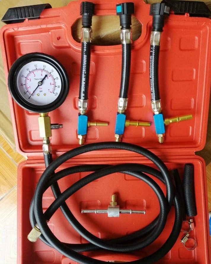 Bộ đo áp suất bơm xăng , đồng hồ đo áp xuất bơm xăng sử dụng cho các dòng xe đời cũ và mới