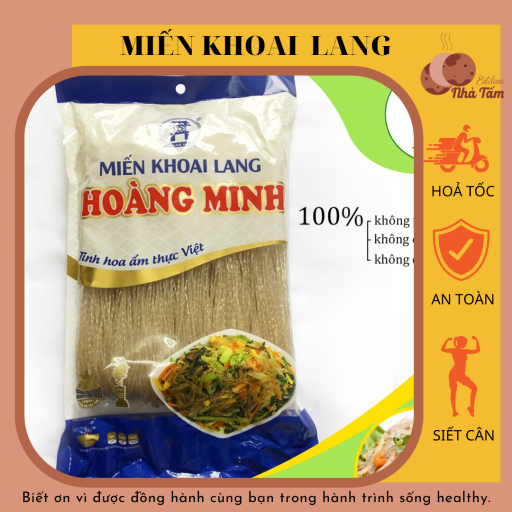 Miến khoai lang Hoàng Minh 300gr Eatclean Eat Clean
