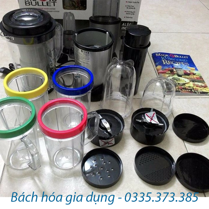 Máy xay sinh tố 21 chi tiết, máy xay đa năng Magic bullet, xay trái cây, xay rau củ, xay thị, ngũ cốc