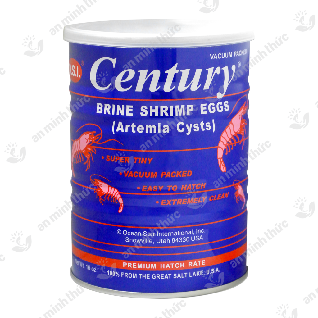Artemia sấy khô century đáy xanh ấp nở tỉ lệ cao 98 % nhập khẩu từ Mỹ hàng chính hãng công ty OSI cung cấp nguồn thức ăn dồi dào dinh dưỡng cho tôm cá
