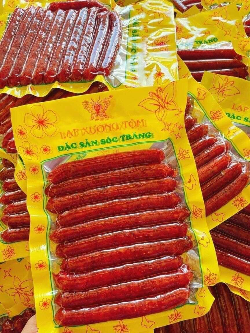 Lạp xưởng tôm sóc trăng 500gr