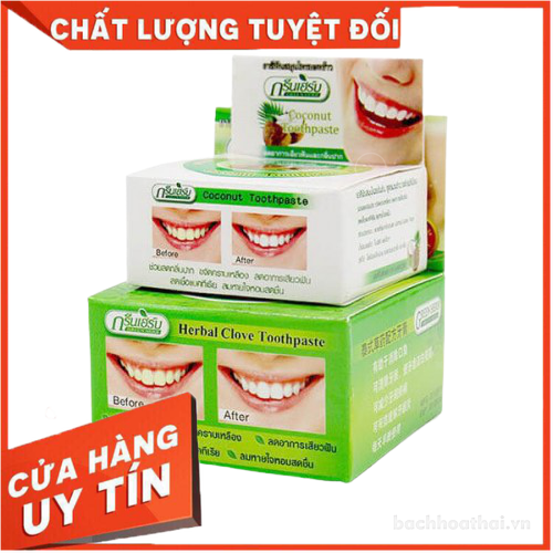 Chính Hãng Kem Đánh Răng Herbal Clove Toothpaste Đinh Hương Tặng Kèm