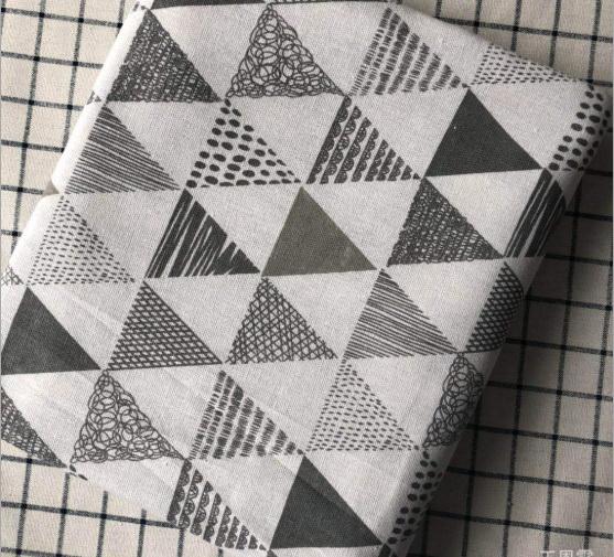 Vải bố may đồ handmade tông xám nhạt
