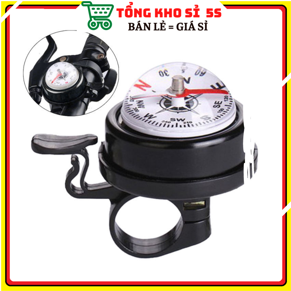 Chuông Xe Đạp Có Kèm Theo La Bàn Siêu Tiện Dụng