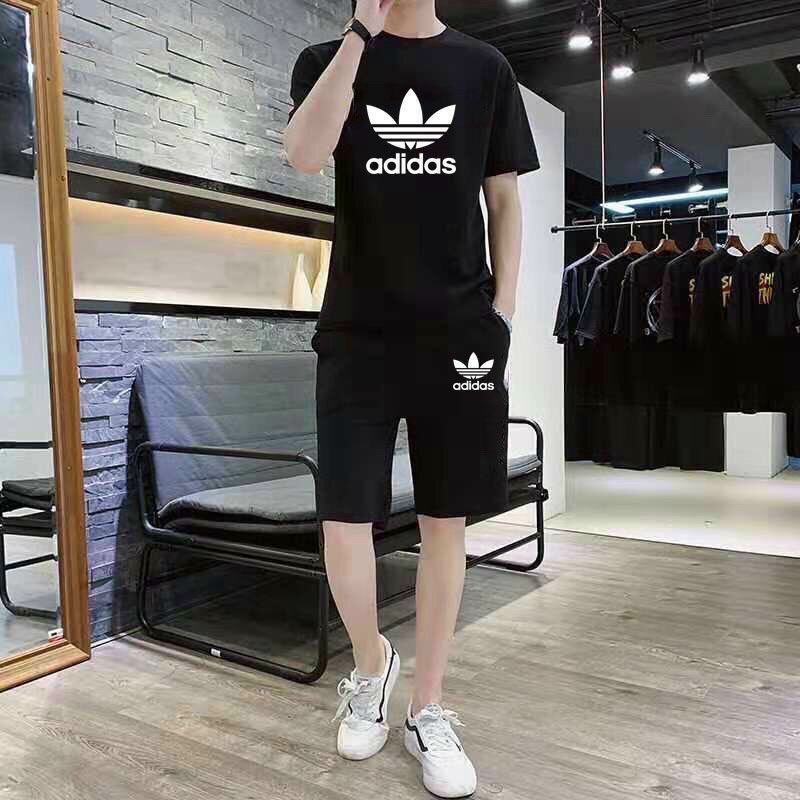 SET BỘ QUẦN ĐÙI ÁO THUN IN ADIDAS CHẤT VẢI MÈ THÁI PHONG CÁCH THỂ THAO, MẶC Ở NHÀ, RA PHỐ