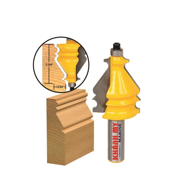 Mũi soi gỗ, mũi phay gỗ đánh chỉ khung tranh K02, cốt 12.7mm