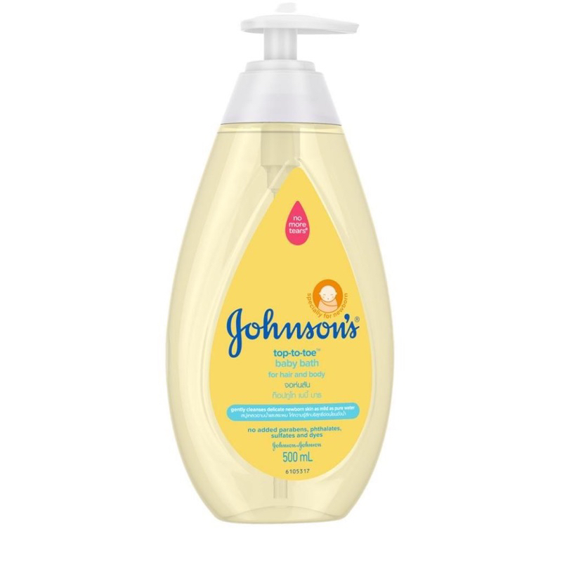 Sữa tắm gội toàn thân Johnson s Top-To-Toe Hair & Body Baby chai 500ml