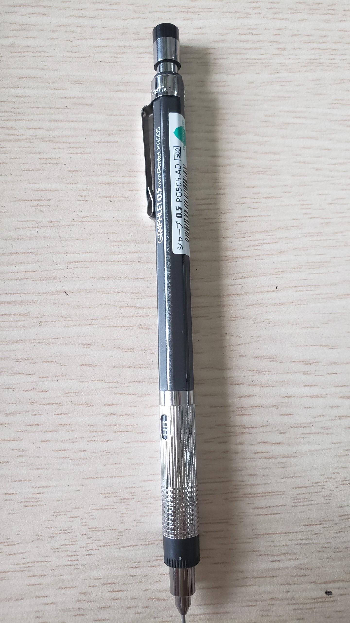 Bút Chì Bấm Pentel Nhật Bản PG505 ngòi 0.5, Made In Japan, Chất Lượng Tuyệt Vời