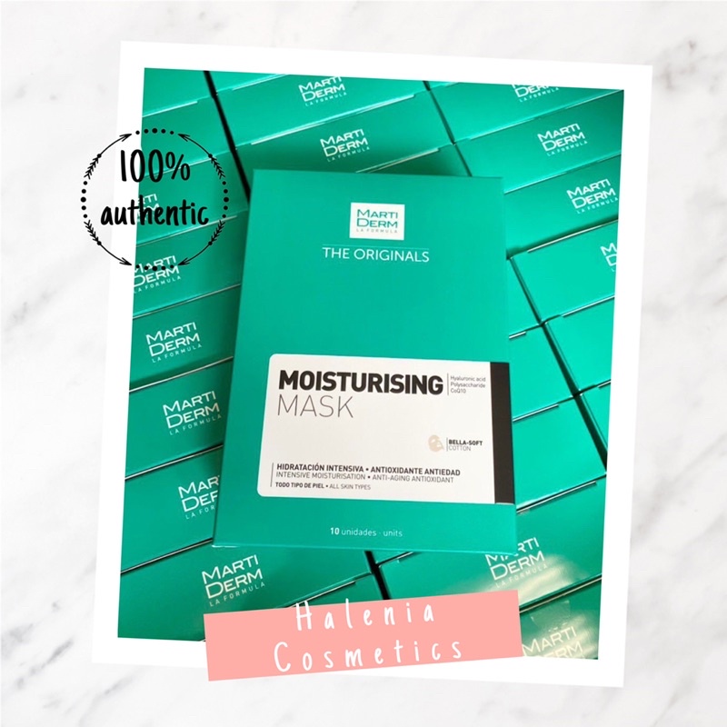 Mặt nạ MartiDerm The Originals Moisturising Mask hộp 10 miếng