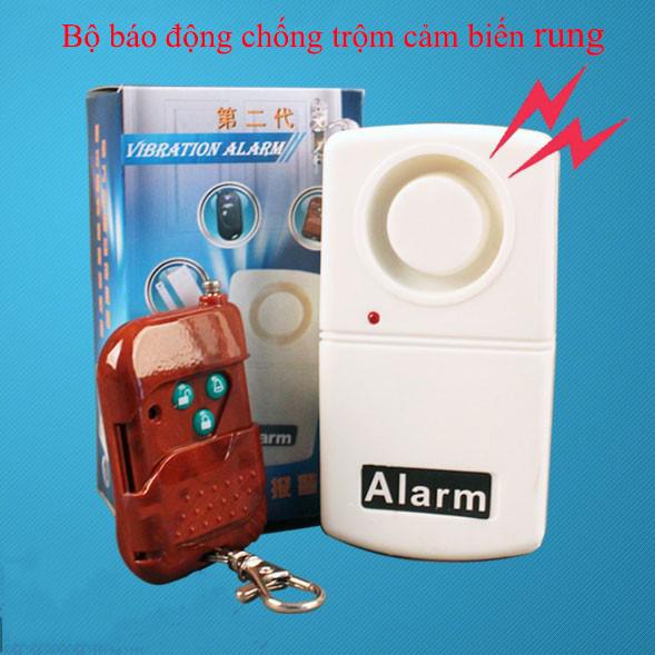 Thiết bị chống trộm, báo động chống trộm cảm biến rung, bộ chống trộm cảm biến rung, thiết bị chống trộm gia đình, chuông báo động chống trộm