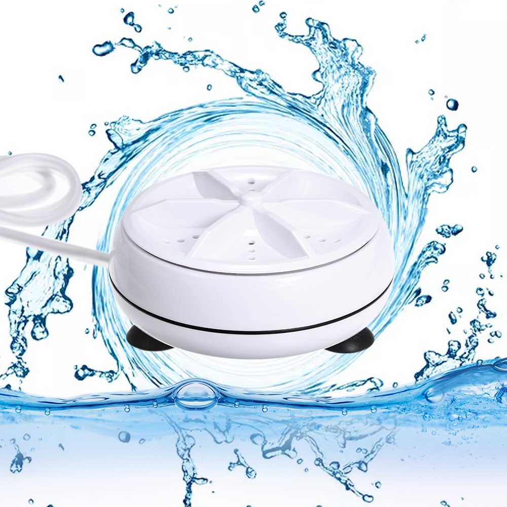 Máy giặt mini cầm tay 2 trong 1 có thể điều chỉnh máy giặt siêu âm với Cáp USB cho chuyến công tác du lịch