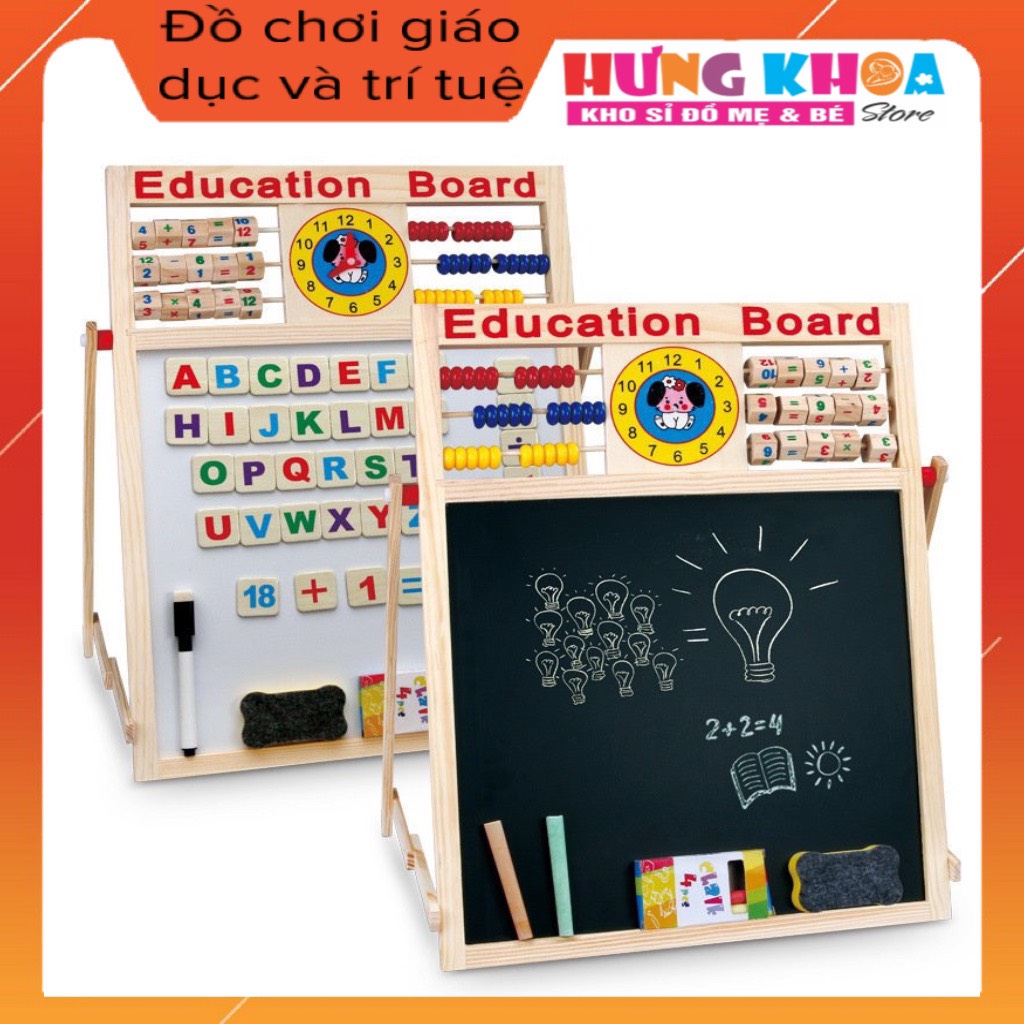 Bảng Edu chữ và số nam châm 2 mặt