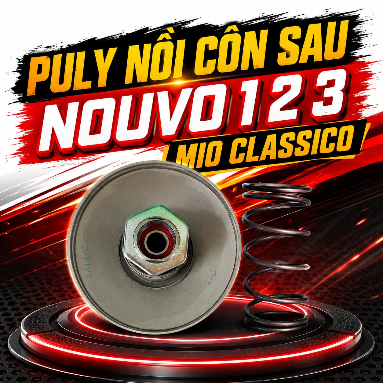 Puly Nồi Côn Sau Nouvo 1 2 3 Mio Classico – Puly Sau Bộ Côn Xe Tay Ga