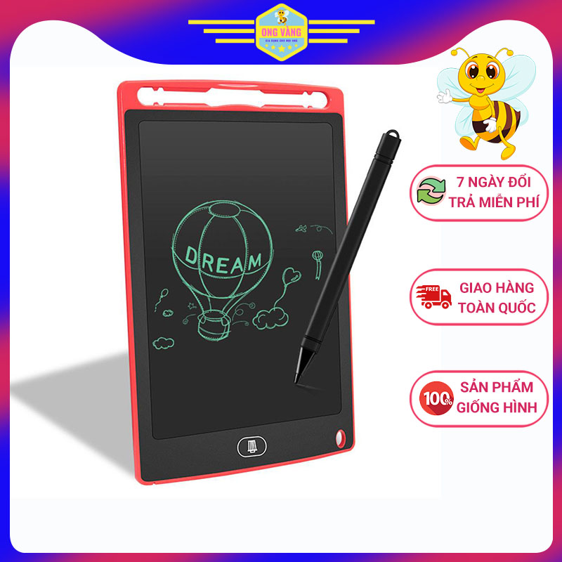 Bảng viết, vẽ điện tử, tự xóa thông minh màn hình LCD 8.5 inch