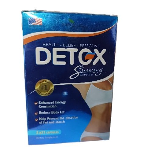 Detox Slimming Viên Uống Giảm Cân. Capsules 2 Lọ 42 Viên
