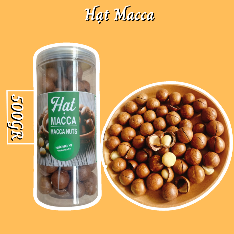 Hạt mắc ca tây nguyên loại 1 500gr Việt Food đồ ăn nhanh hà nội