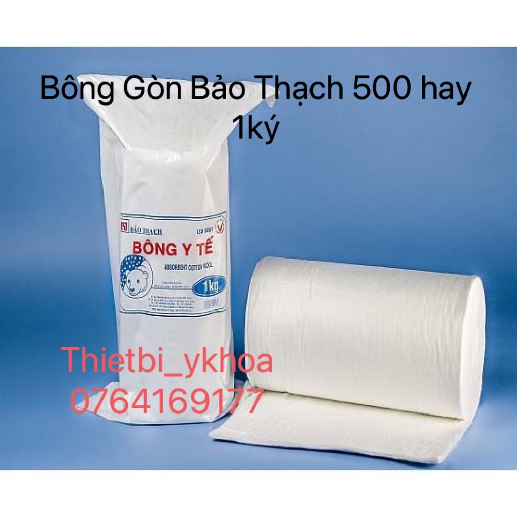Bông gòn y tế bảo thạch 500g/ 1kg - bông gòn bảo thạch - bông gòn