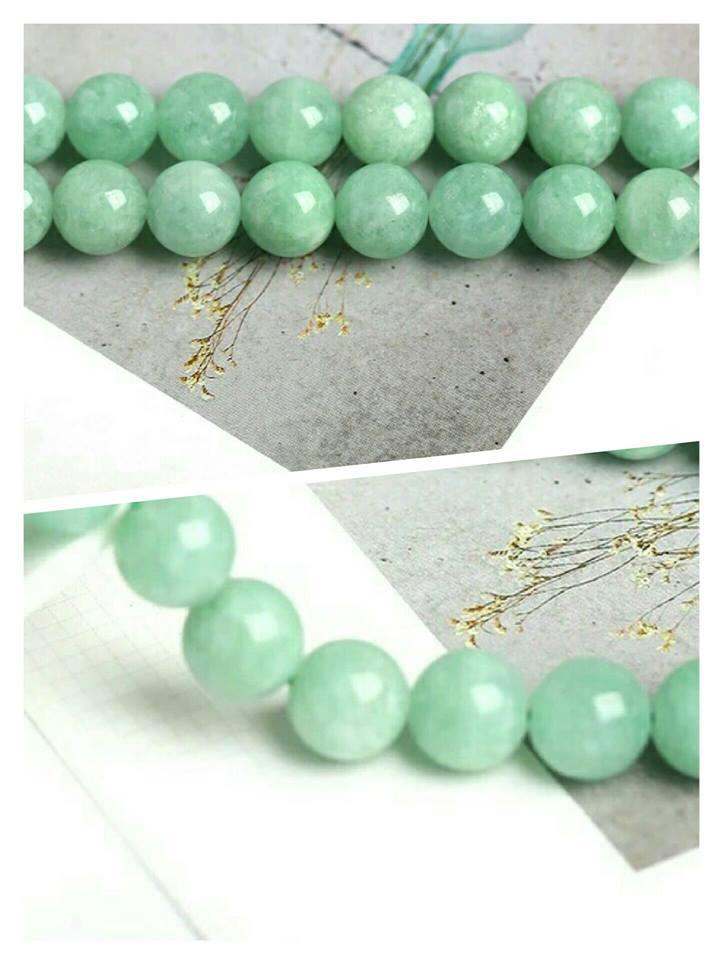 Xưởng Sản xuất đá quý Tự Nhiên G.F.H -  Vòng tay đá cẩm thạch Myanmar  tự nhiên cao cấp  ( Myanmar Jade)
