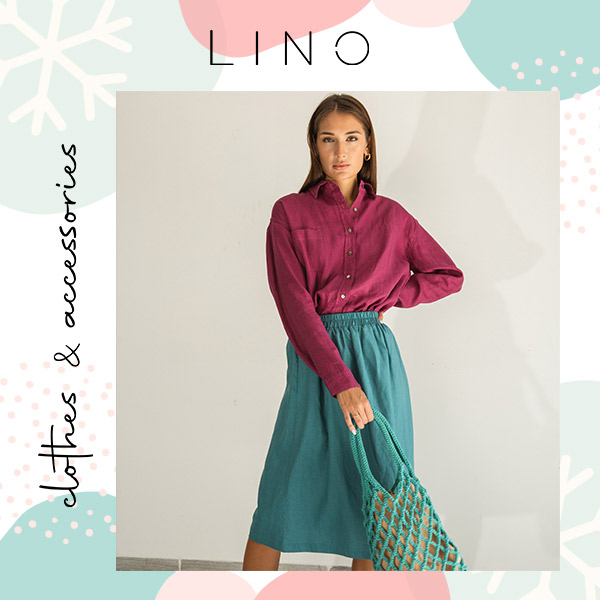Chân váy linen dài đẹp thời trang cao cấp freesize LINO linen skirt