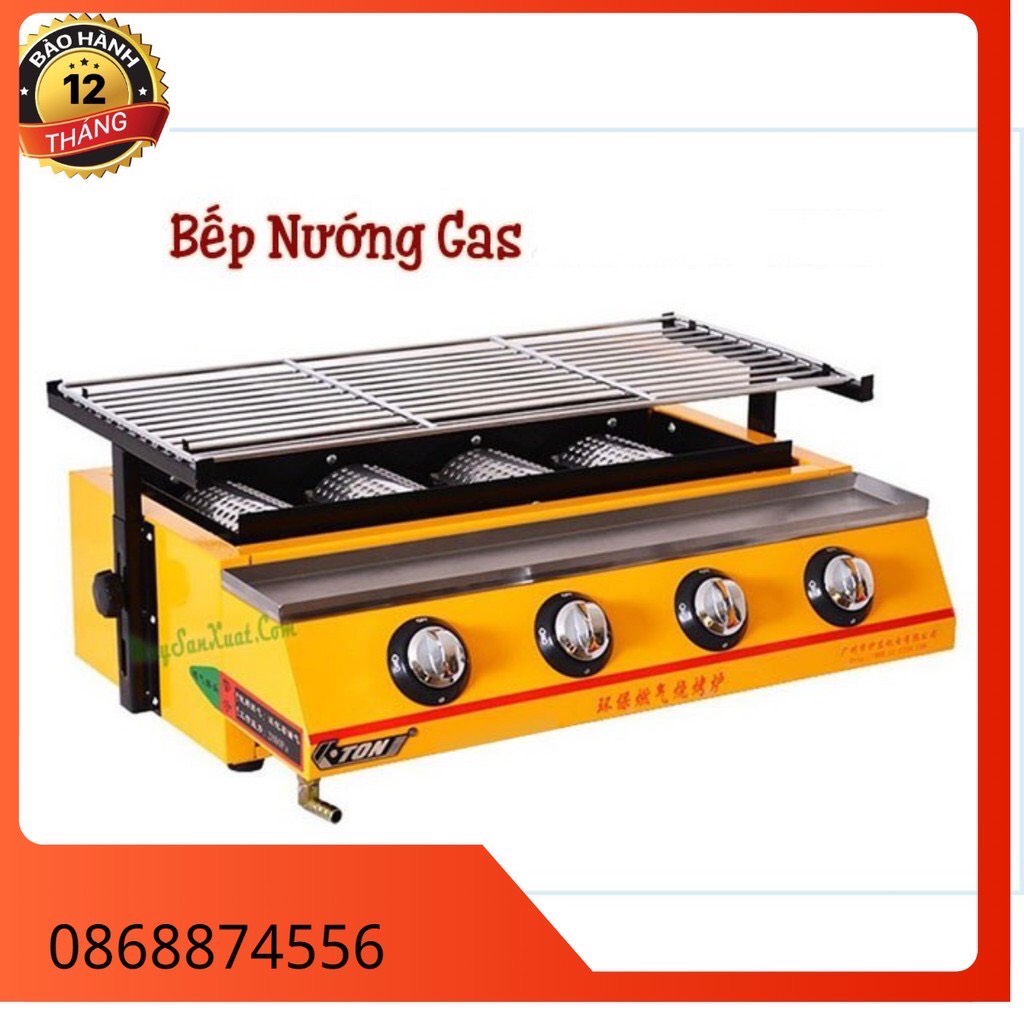 Bếp nướng gas 4 đầu đốt eton