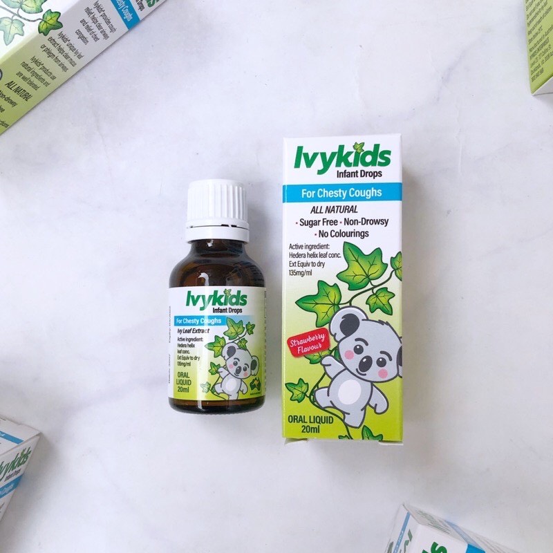 Tinh chất hỗ trợ trị ho an toàn cho trẻ Ivy Kids 20ml