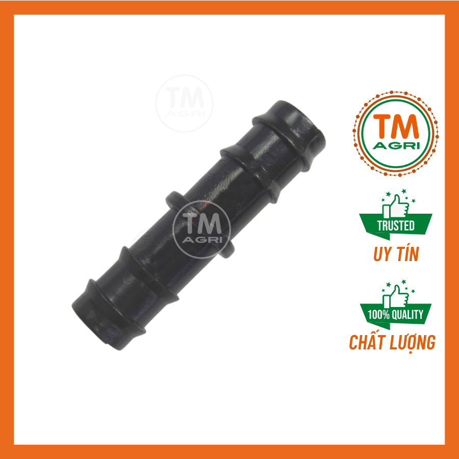 Bịch 100 cái nối thẳng ống pe 10ly -nhựa pom chuyên dùng trong hệ thống tưới nhỏ giọt , nối ống pe 10x12mm