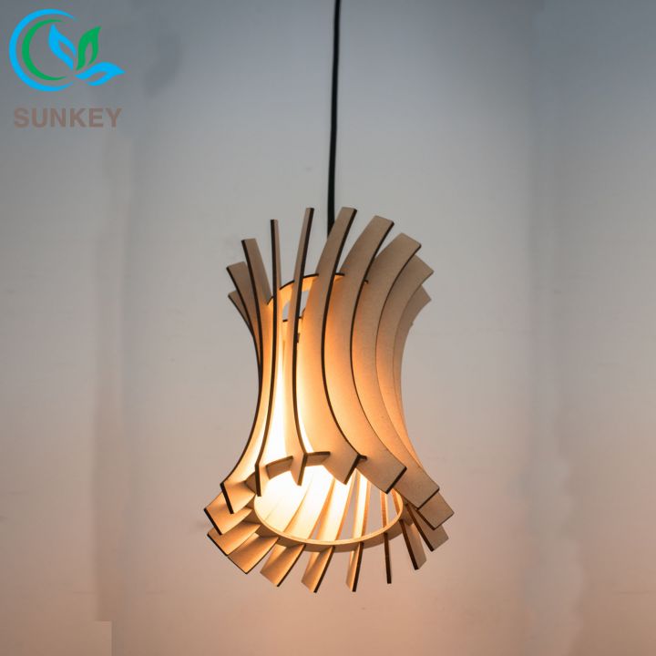 [Siêu Rẻ] Đèn Trang Trí Thả Trần Twist - Kích Thước 27x17cm - Chất Liệu Gỗ Plywood Cao Cấp - Decor Trang Trí Mọi Không Gian