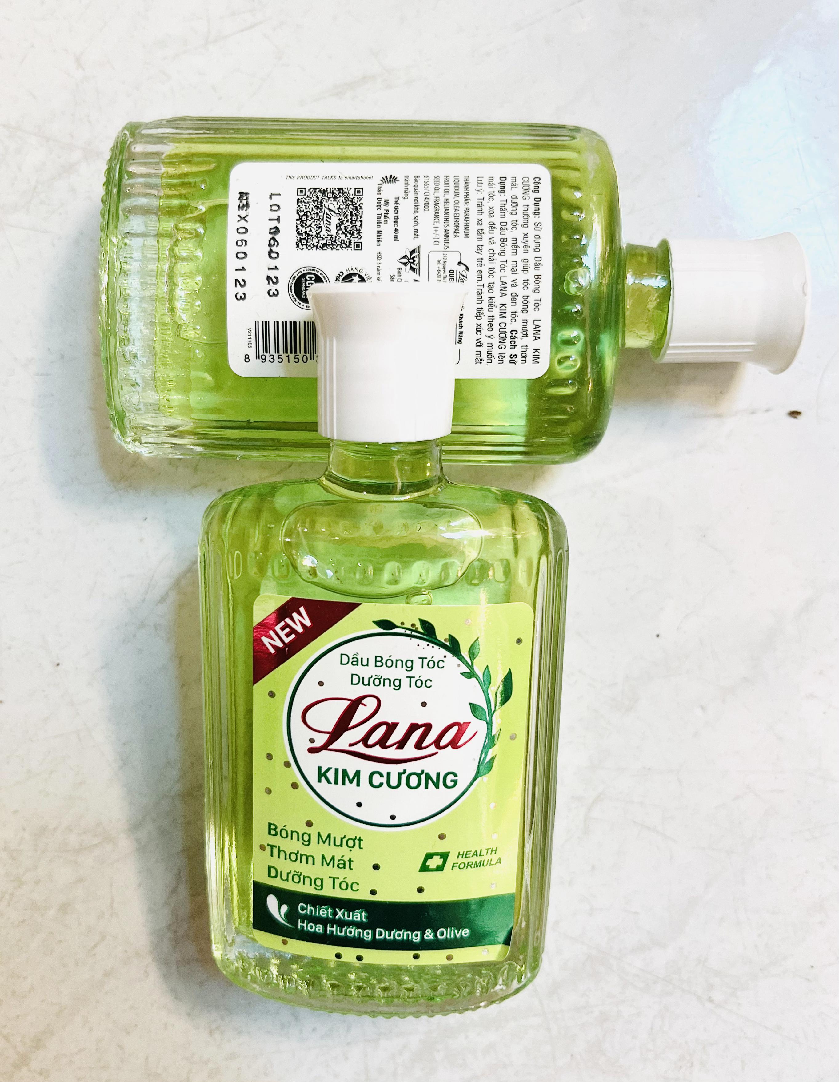 1 Chai dầu bóng tóc, dưỡng tóc Lana kim cương 40ml