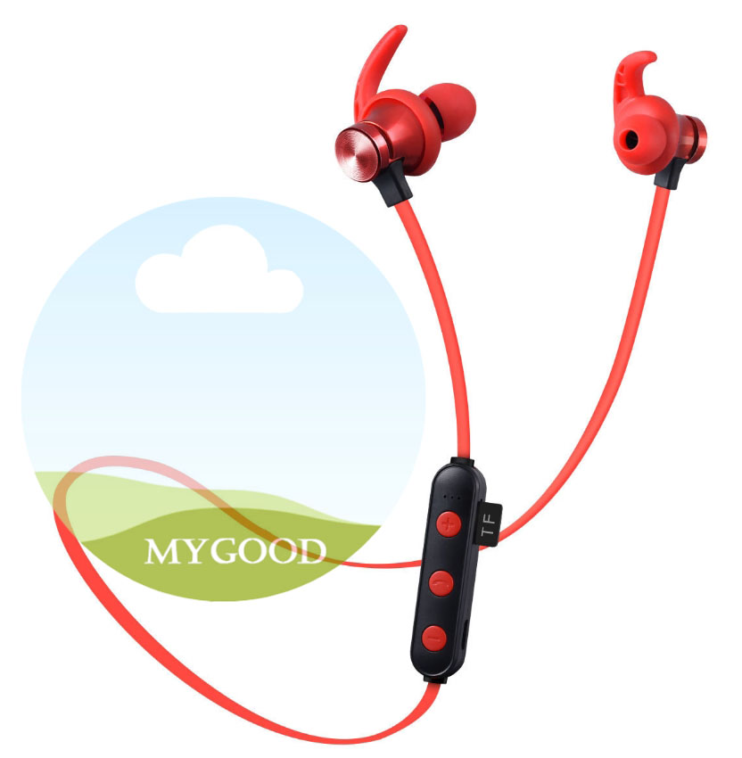 Tai nghe Bluetooth thể thao chống nước XT-22 tích hợp nam châm và khe cắm thẻ nhớ, Tai nghe BT-20 thể thao, tai nghe không dây chất lượng cao có mic - MYGOODS